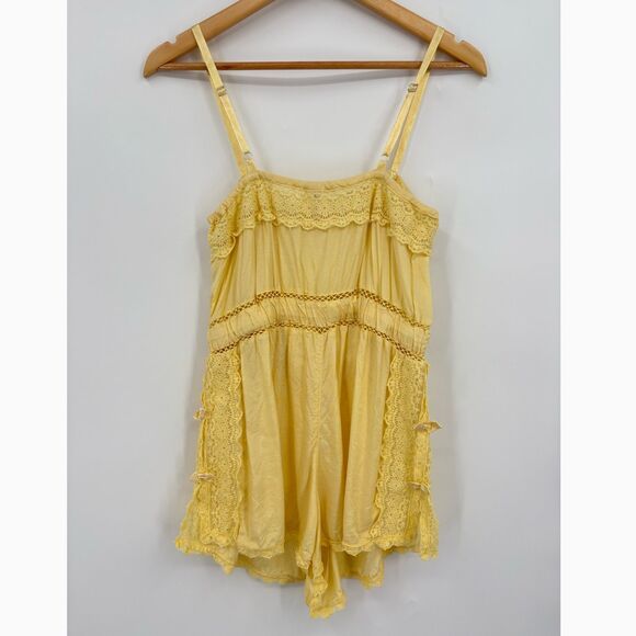 Urban Outfitters Out From Under Sail Away From Me Playsuit | Sz M | Romper Boho - Picture 4 of 12